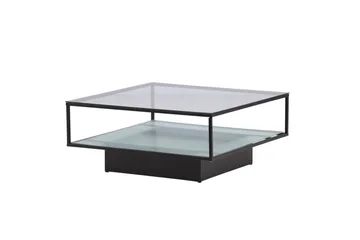 Maglehem Sofabord 90x90x37,5 cm - Sort - Møbler - Bord - Sofabord & salongbord - Sofabord med oppbevaring