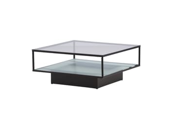 Maglehem Sofabord 90x90x37,5 cm - Sort - Møbler - Bord - Sofabord & salongbord - Sofabord med oppbevaring