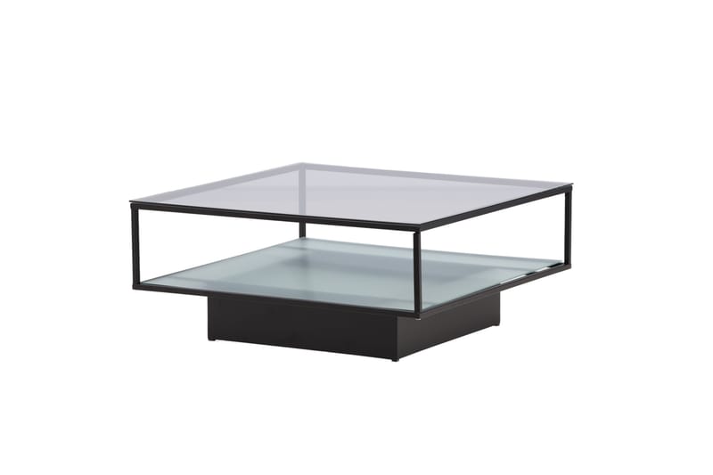 Maglehem Sofabord 90x90x37,5 cm - Sort - Møbler - Bord - Sofabord & salongbord - Sofabord med oppbevaring