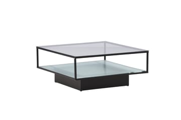 Maglehem Sofabord 90x90x37,5 cm - Sort - Møbler - Bord - Sofabord & salongbord - Sofabord med oppbevaring