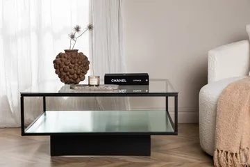 Maglehem Sofabord 90x90x37,5 cm - Sort - Møbler - Bord - Sofabord & salongbord - Sofabord med oppbevaring