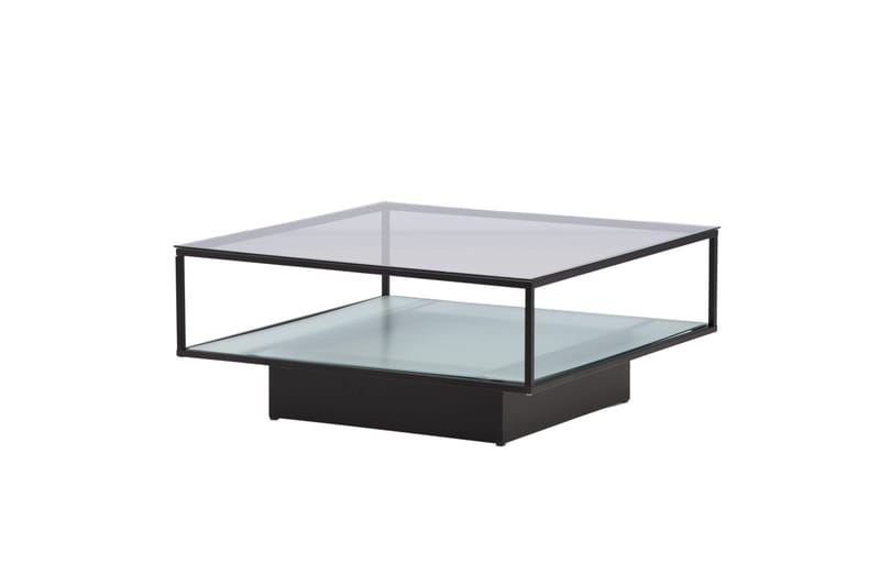 Maglehem Sofabord 90x90x37,5 cm - Sort - Møbler - Bord - Sofabord & salongbord - Sofabord med oppbevaring