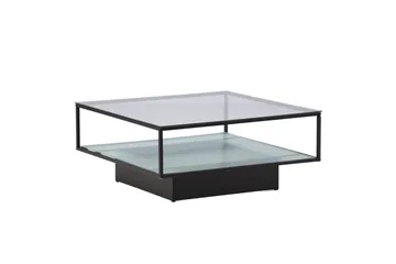 Maglehem Sofabord 90x90x37,5 cm - Sort - Møbler - Bord - Sofabord & salongbord - Sofabord med oppbevaring