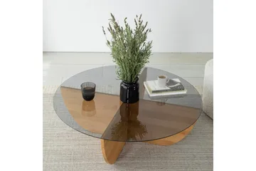 Sofabord Makhan eik - Lyse brun - Møbler - Bord - Sofabord & salongbord