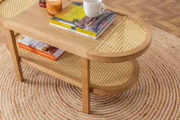 Makwana Sofabord 91 cm - Naturell - Møbler - Bord - Sofabord & salongbord