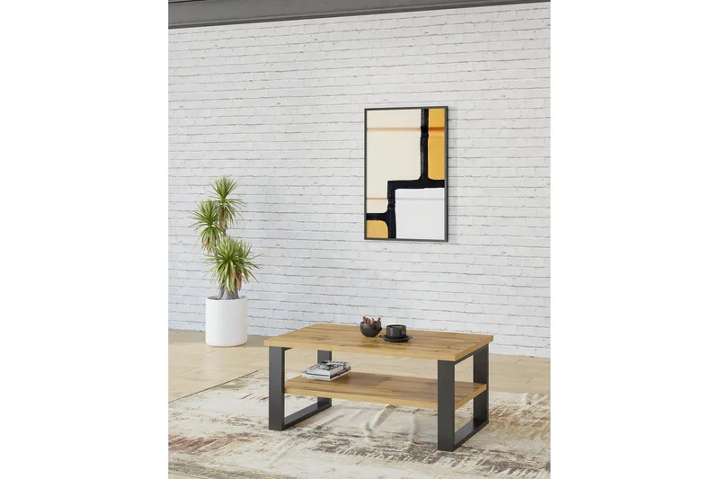 Malissa Sofabord 110 cm - Brun - Møbler - Bord - Sofabord & salongbord