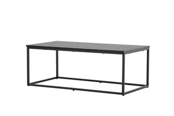 Mallan Rektangulært Sofabord 120x60 cm i Malt Tre - Svart - Møbler - Bord - Sofabord & salongbord