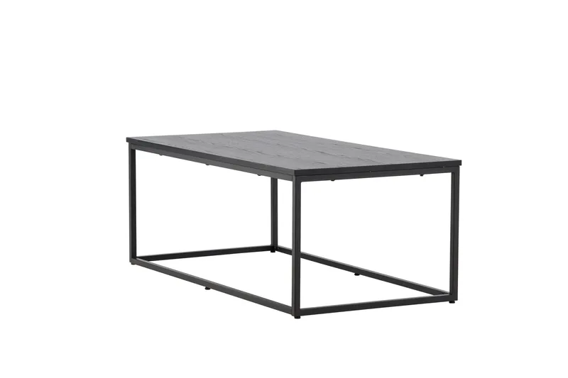 Mallan Rektangulært Sofabord 120x60 cm i Malt Tre - Svart - Møbler - Bord - Sofabord & salongbord