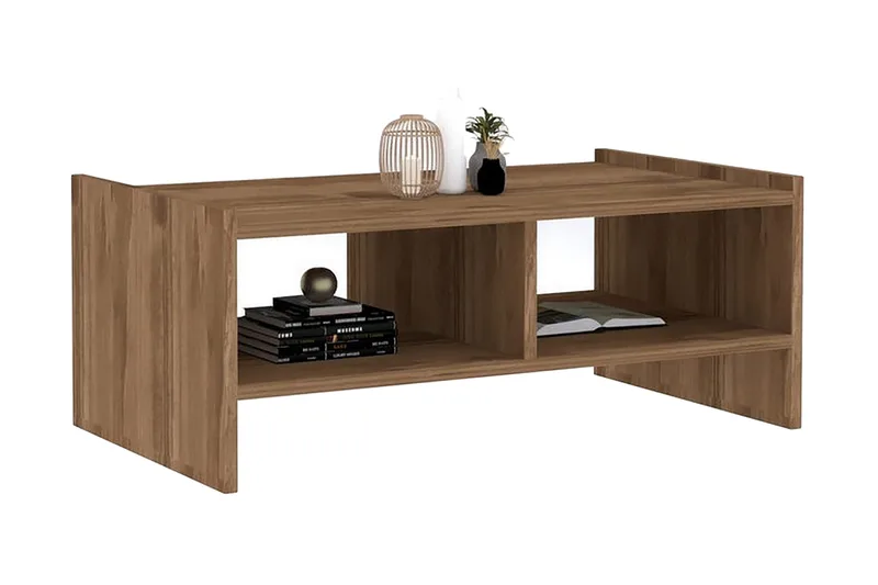 Malling Sofabord 90x35x90 cm - Brun - Møbler - Bord - Sofabord & salongbord