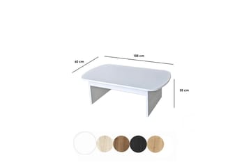 Sofabord Malo Hvit - Hvit - Møbler - Bord - Sofabord & salongbord