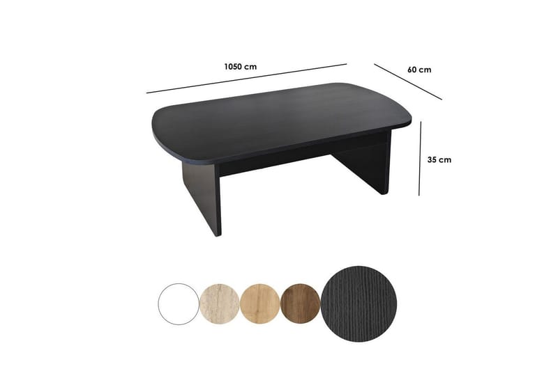 Sofabord Malo Svart - Svart - Møbler - Bord - Sofabord & salongbord