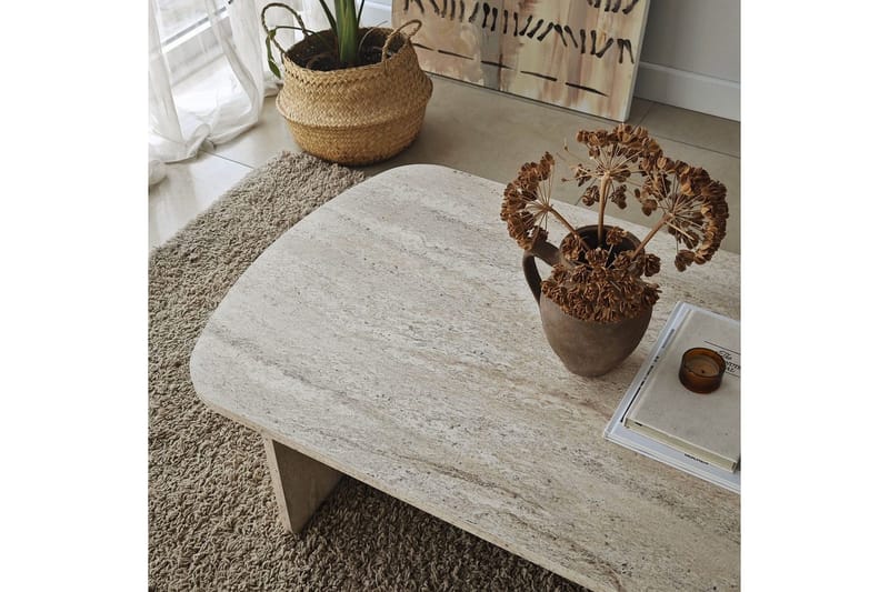 Sofabord Malo Travertin - Travertin - Møbler - Bord - Sofabord & salongbord