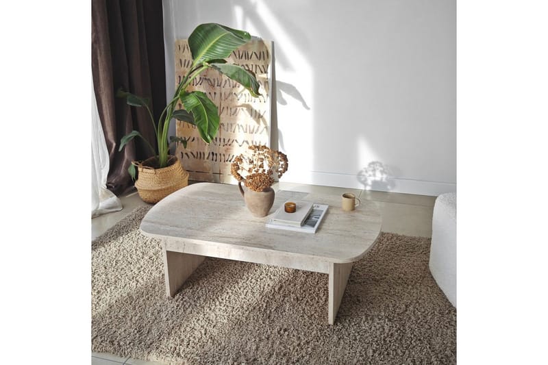 Sofabord Malo Travertin - Travertin - Møbler - Bord - Sofabord & salongbord