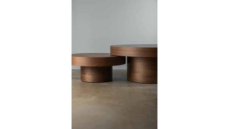 Sofabord Malvik Valnøtt 41 cm / Ø98 cm - Valnøtt - Møbler - Bord - Sofabord & salongbord