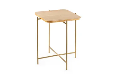 Mamta Kvadratisk Sofabord 46 cm i Lyst Tre - Beige - Møbler - Bord - Sofabord & salongbord