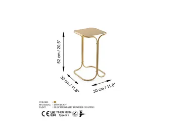 Mamta Sofabord 30 cm - Gull - Møbler - Bord - Sofabord & salongbord