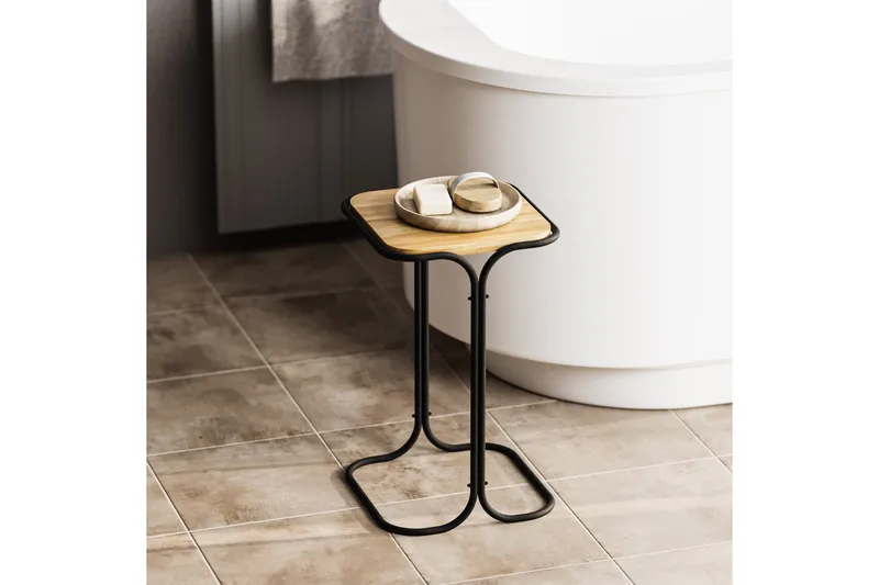 Mamta Sofabord 30 cm - Svart/Naturell - Møbler - Bord - Sofabord & salongbord