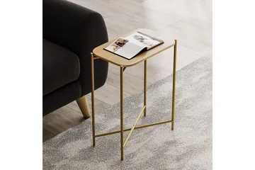 Mamta Sofabord 40 cm - Gull/Naturell - Møbler - Bord - Sofabord & salongbord