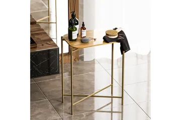 Mamta Sofabord 40 cm - Gull/Naturell - Møbler - Bord - Sofabord & salongbord