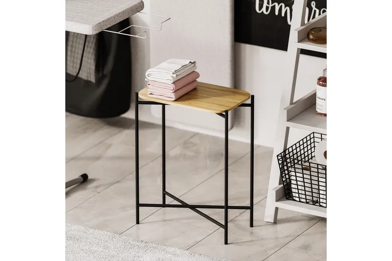 Mamta Sofabord 40 cm - Svart/Naturell - Møbler - Bord - Sofabord & salongbord