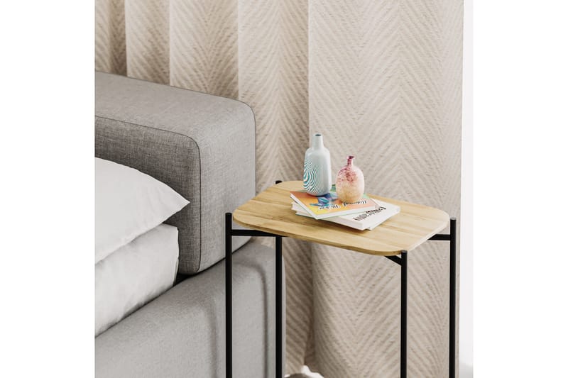 Mamta Sofabord 40 cm - Svart/Naturell - Møbler - Bord - Sofabord & salongbord