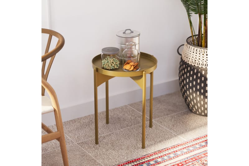 Mamta Sofabord 44 cm - Gull - Møbler - Bord - Sofabord & salongbord