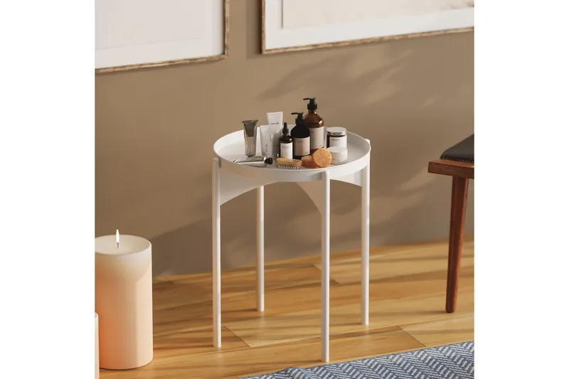 Mamta Sofabord 44 cm - Hvit - Møbler - Bord - Sofabord & salongbord