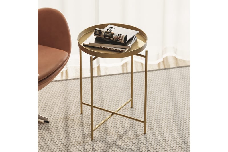 Mamta Sofabord 46 cm - Gull - Møbler - Bord - Sofabord & salongbord