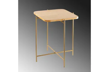 Mamta Sofabord 46 cm - Gull/Naturell - Møbler - Bord - Sofabord & salongbord