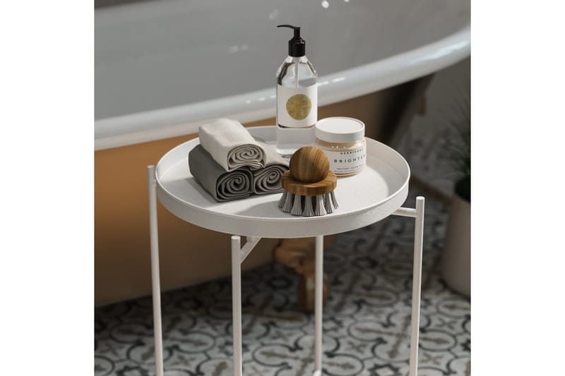 Mamta Sofabord 46 cm - Hvit - Møbler - Bord - Sofabord & salongbord