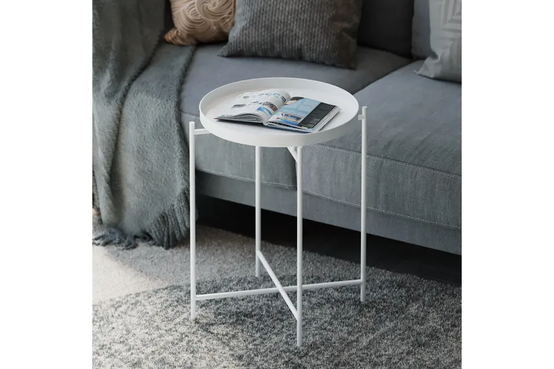 Mamta Sofabord 46 cm, Hvit