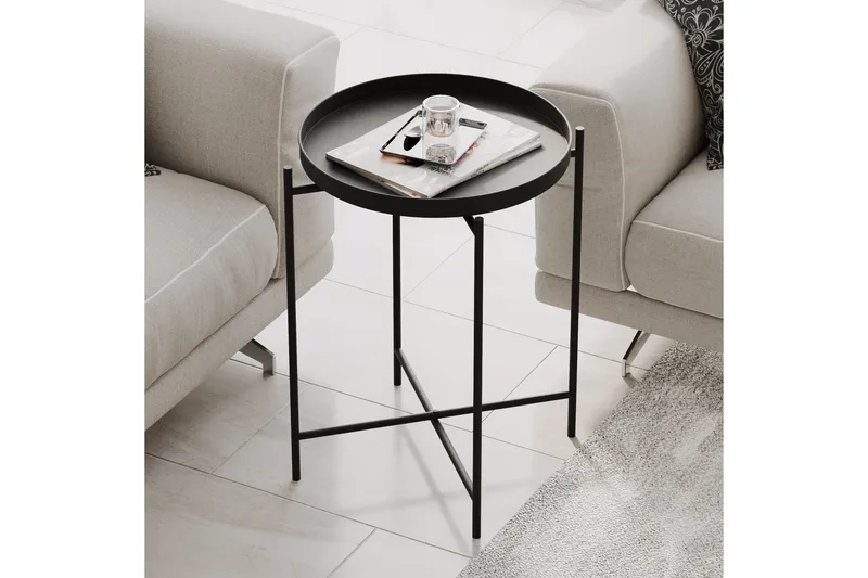 Mamta Sofabord 46 cm - Svart - Møbler - Bord - Sofabord & salongbord