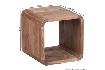 Mancheno Settbord 36 cm 2 Bord - Akasie - Møbler - Bord - Sofabord & salongbord