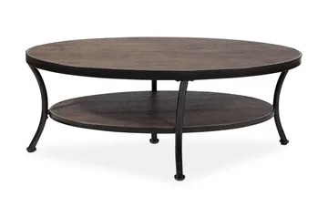 Manilla Sofabord 120 cm Ovalt - Brun - Møbler - Bord - Sofabord & salongbord