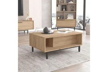 Manku Sofabord 90 cm - Valnøtt - Møbler - Bord - Sofabord & salongbord