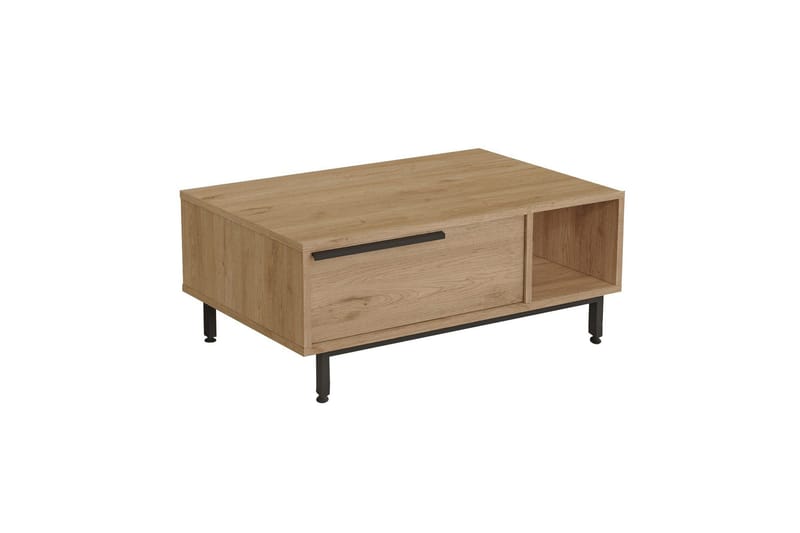 Manku Sofabord 90 cm - Valnøtt - Møbler - Bord - Sofabord & salongbord