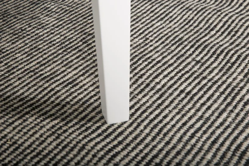 Mantorp Sofabord 80 cm Rundt med Oppbevaring Hylle - Massiv Eik/Hvit - Møbler - Bord - Sofabord & salongbord - Sofabord med oppbevaring