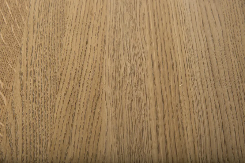 Mantorp Sofabord 80 cm Rundt med Oppbevaring Hylle - Massiv Eik/Hvit - Møbler - Bord - Sofabord & salongbord - Sofabord med oppbevaring