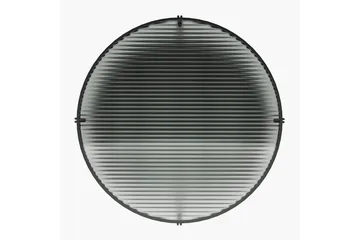 Marinko Rundt Sofabord med Hyller i Glass og Metall - Klar - Møbler - Bord - Sofabord & salongbord