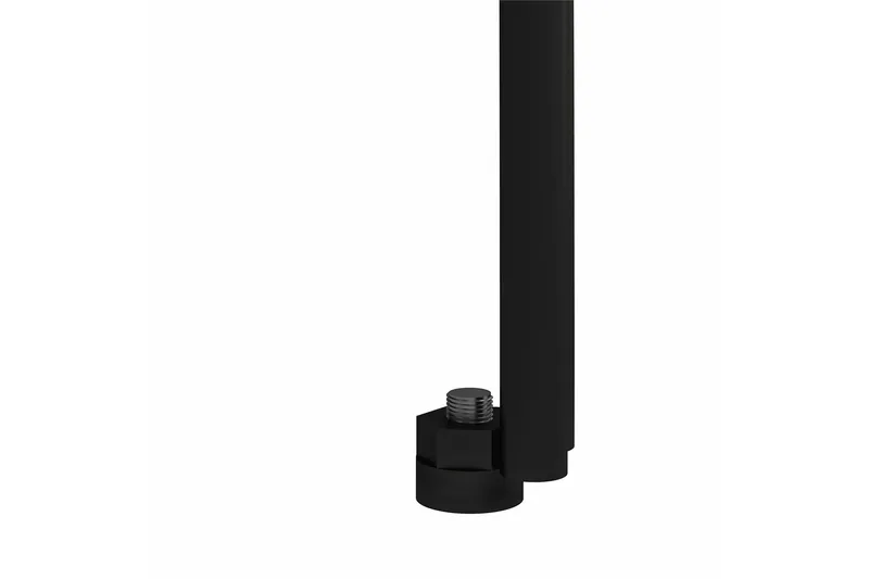 Marinko Rundt Sofabord med Hyller i Glass og Metall - Klar - Møbler - Bord - Sofabord & salongbord