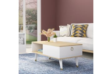 Marteby Sofabord 90x42,4x90 cm - Blå - Møbler - Bord - Sofabord & salongbord