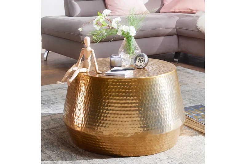 Marypark Sofabord 60 cm - Gull - Møbler - Bord - Sofabord & salongbord