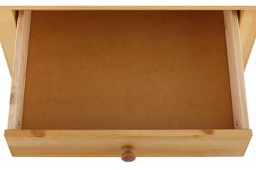 Marzell 60 cm Kvadratisk Sofabord med Skuffer i Massivt Tre - Beige - Møbler - Bord - Sofabord & salongbord