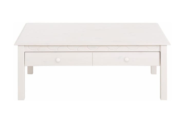 Marzell Sofabord 110 cm - Hvit - Sofabord & salongbord