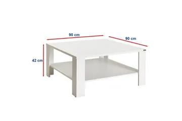 Sofabord Masao Hvit - Hvit - Møbler - Bord - Sofabord & salongbord