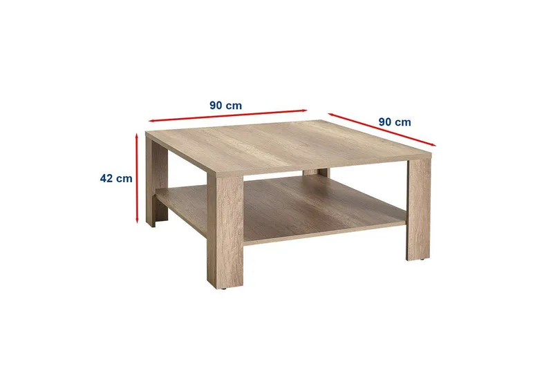 Sofabord Masao Lys valnøtt - Lys valnøtt - Møbler - Bord - Sofabord & salongbord