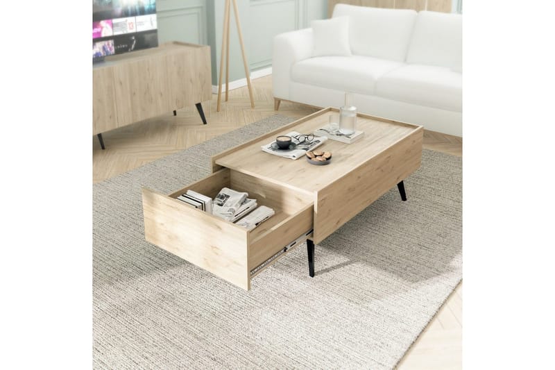 Sofabord Masao Oak - Lyse brun - Møbler - Bord - Sofabord & salongbord