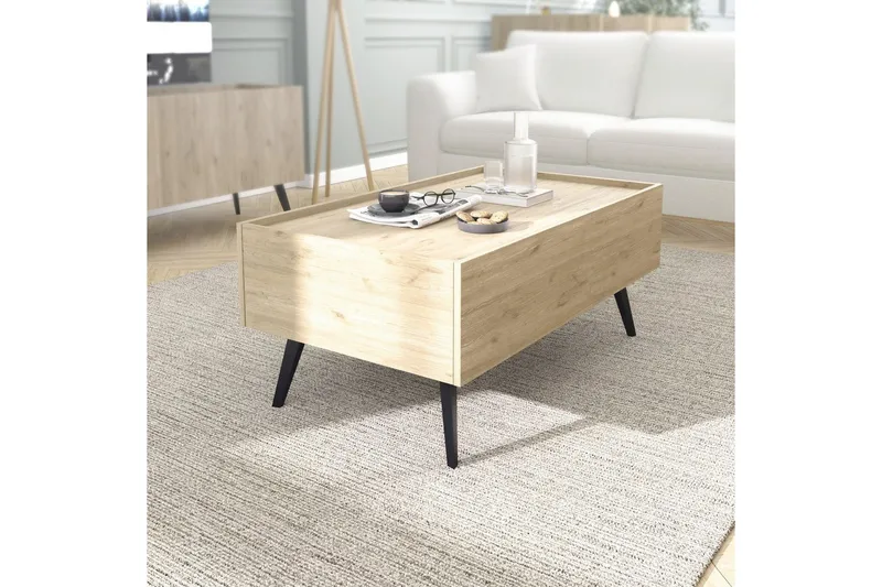 Sofabord Masao Oak - Lyse brun - Møbler - Bord - Sofabord & salongbord