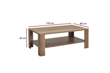 Sofabord Masao Valnøtt - Valnøtt - Møbler - Bord - Sofabord & salongbord