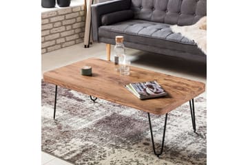 Mayotte Sofabord 115 cm - Akacia/Svart - Møbler - Bord - Sofabord & salongbord